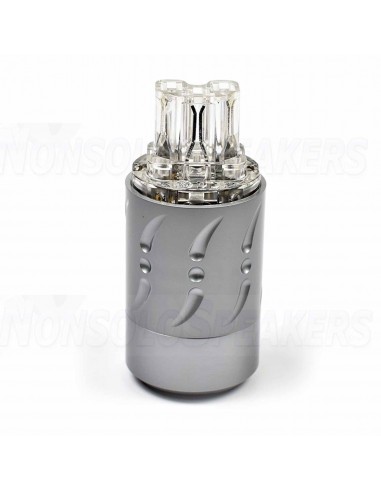 VIBORG VF512R connector IEC C13 Pure Copper  RHODIUM Ø20mm