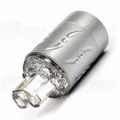 VIBORG VF512R connector IEC C13 Pure Copper  RHODIUM Ø20mm
