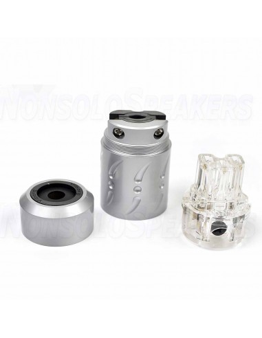 VIBORG VF512R connector IEC C13 Pure Copper  RHODIUM Ø20mm