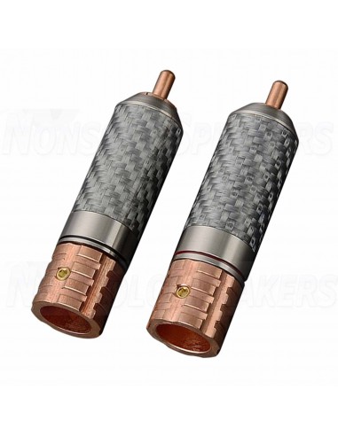 Viborg VR108 RCA connector - Pure Copper 10mm - Screw tightening (PAIR)