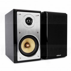 Block Audio S-50 black compact speakers