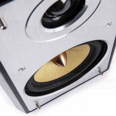 Block Audio S-50 white compact speakers