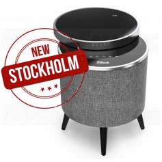 Block STOCKHOLM Bluetooth speaker table black
