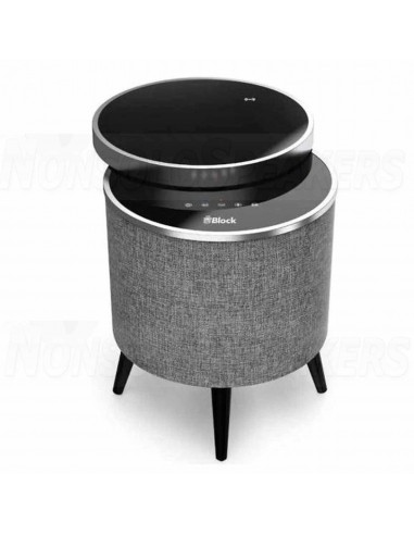 Block STOCKHOLM Bluetooth speaker table black
