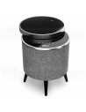 Block STOCKHOLM Bluetooth speaker table black