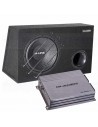 Gladen sub pack 2 M12VB + rc600c1 mono amplifier