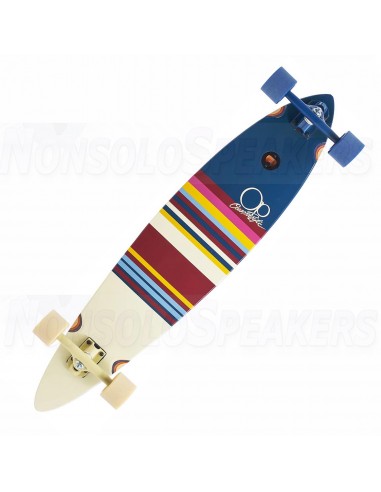 Striped Ocean Pacific Pintail Complete Longboard 