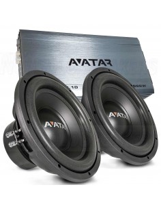 Avatar bass packet 1500W ampli + subwoofers