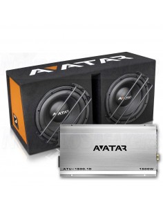 Avatar StormBox ATU-1500W Dual 12" subwoofer + amp