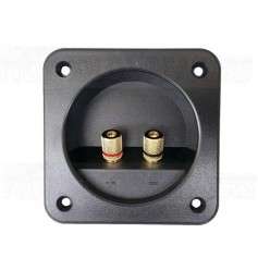 VS16 - Square ABS tray with gold plated screw terminals - 98x98mm