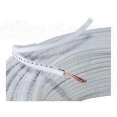 CVS10C - OFC speaker cable 2x1.0mm² - white sheath