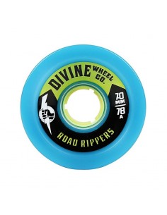 Divine Road Rippers "Thunder Hand" 70mm Wheels - White 2