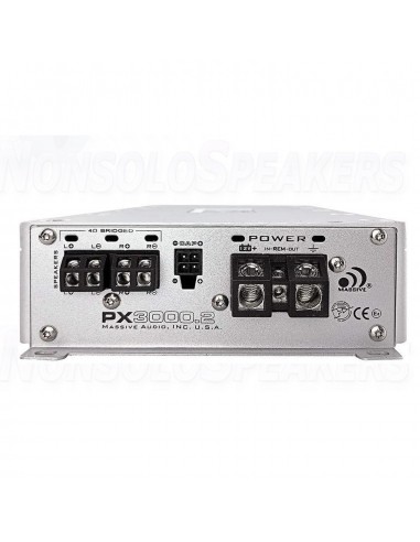 MASSIVE AUDIO PX3000.2 500W X2 RMS 4OHM