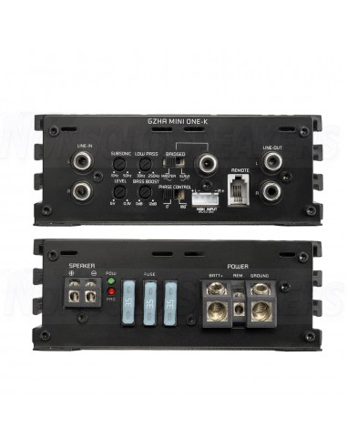 GROUND ZERO GZHA MINI ONE-K 1-channel class D compact amplifier