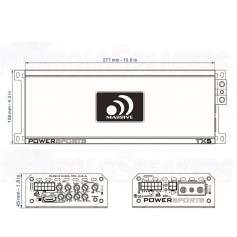 MASSIVE AUDIO TX5 120 WATTS RMS X 4 + 300 W