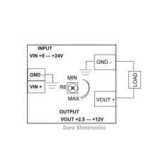 PS-SP12115 -Switching regulator from 24V to 2.5V-12V 0.5A