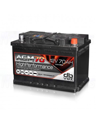 DBVox AGM 70 12V 70AH battery