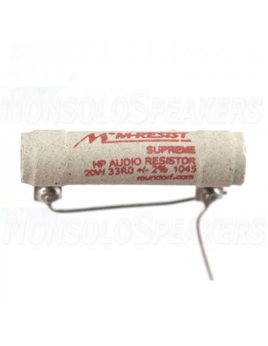 Mundorf M-Resist Supreme 20W 2% 0.1 to 33 ohm