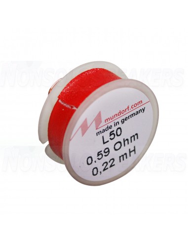 AirCore Coil Mundorf L50  0,10 to 4,7mH  0,36 to 3,9 Ohm