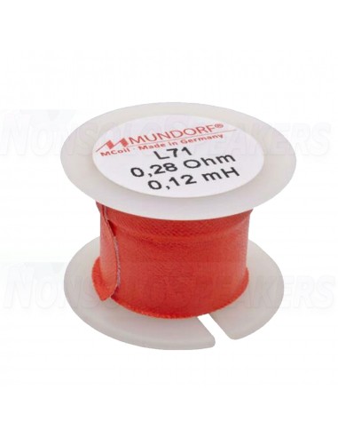AirCore Coil Mundorf L71  0,050 to 27,0 mH  0,19 to 6,0 OHM