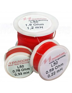 AirCore Coil Mundorf L50 0,10 to 4,7mH 0,36 to 3,9 Ohm