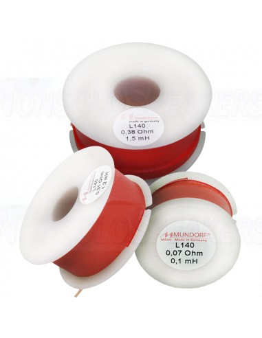 AirCore Coil Mundorf L140 0,10mH to 10mH 0,07 to 1,2ohm