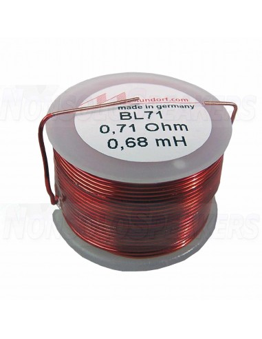 Mundorf BL71 010 mh 0,23 ohm Inductors 0,71 mm 25x10