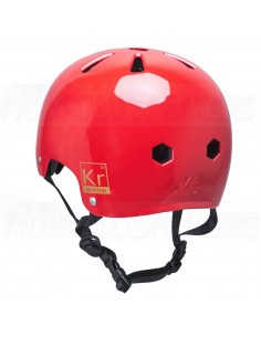 Alk13 Krypton Glossy Helmet Red/Gold 2