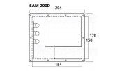 Monacor SAM-200D Active subwoofer modules