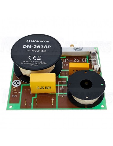 MONACOR  DN-2618P 2-way crossover  8 Ω