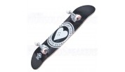 Heart Supply Logo Complete Skateboard Badge Black 8"