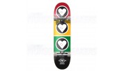 Heart Supply Squad Complete Skateboard Rasta 8"