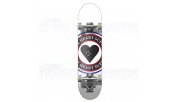 Heart Supply Insignia Complete Skateboard White 8.25"