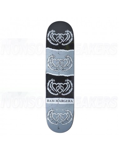 Heart Supply Bam Margera Skateboard Deck Three Hearts 8"