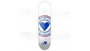 Heart Supply Insignia Skateboard Deck White 8.25"