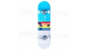 Ocean Pacific Sunset Complete Skateboard White/Blue