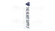 Heart Supply Strong Skateboard Deck White 8"