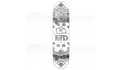 KFD Bandana Complete Skateboard White 8"
