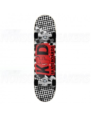KFD Ransom Complete Skateboard White 8"