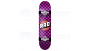 RAD Checkers Complete Skateboards Pink 7.75"