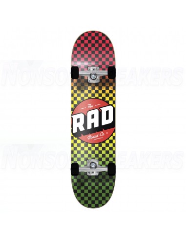het internet duim Reciteren RAD Checkers Progressive Complete Skateboard Rasta 8"
