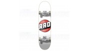 RAD Logo Progressive Complete Skateboard White 8"