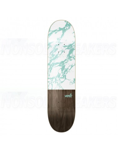 Verb Marble Dip Skateboard Deck White 8.25"