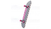 Speed Demons Checkers Complete Skateboard Checkers Pink 7.75"