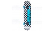 Speed Demons Checkers Complete Skateboard Checkers Blue 7.75"