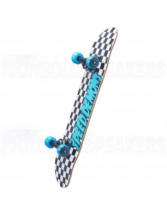 Speed Demons Checkers Complete Skateboard Checkers Blue 7.75" 2