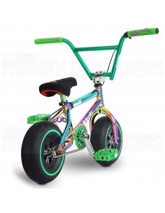 Wildcat Joker Original 2C Mini BMX Bike Green/Black No Brakes 2