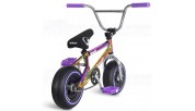 Wildcat Royal Original 2A Mini BMX Bike Purple/Neochrome/Silver No Brakes