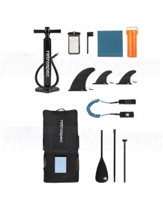 Retrospec Nano SL 8' Inflatable Paddle Board Marine Blue 2