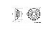 Monacor 8-612/C8/32RP hi-fi woofer 80 W8 Ω